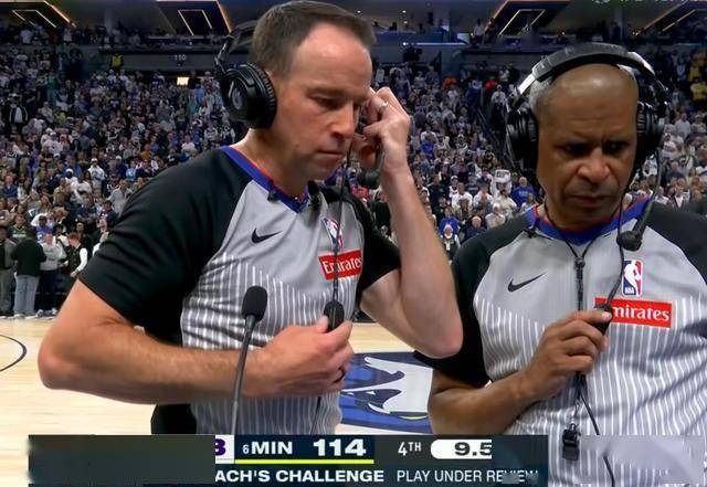 NBA总决赛现疑似裁判失误